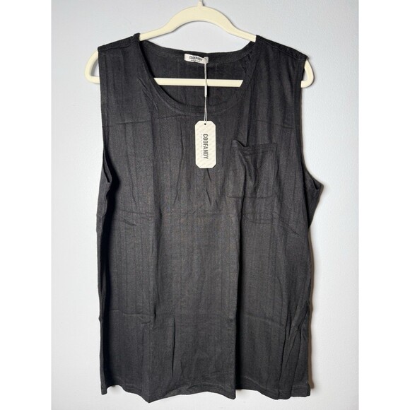 Other - Coofandy Men’s Workout Tanks - 3 Pack Black White Red Size Large NEW